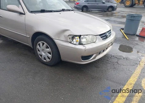 2002 Toyota Corolla Le из США, поврежденный, VIN 1NXBR12E22Z655622
